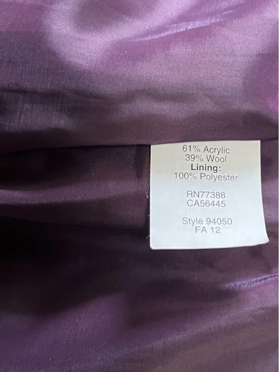 J. Crew purple pink blue tweed boucle wool blend No. 2 pencil skirt - Picture 12 of 13